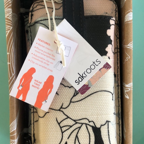 3n1 Wallet, Wristlet and Crossbody bag sak - Picture 3 of 3